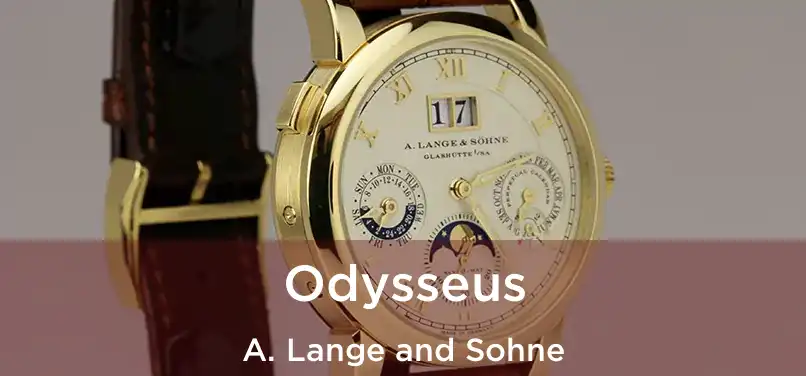  Odysseus A. Lange and Sohne