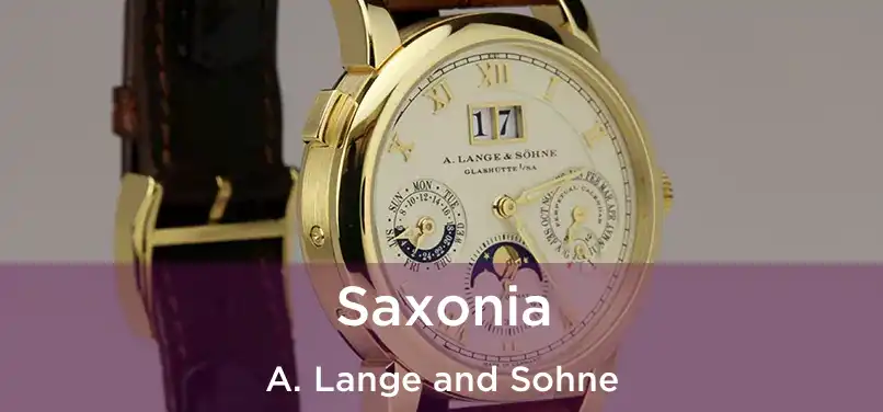  Saxonia A. Lange and Sohne
